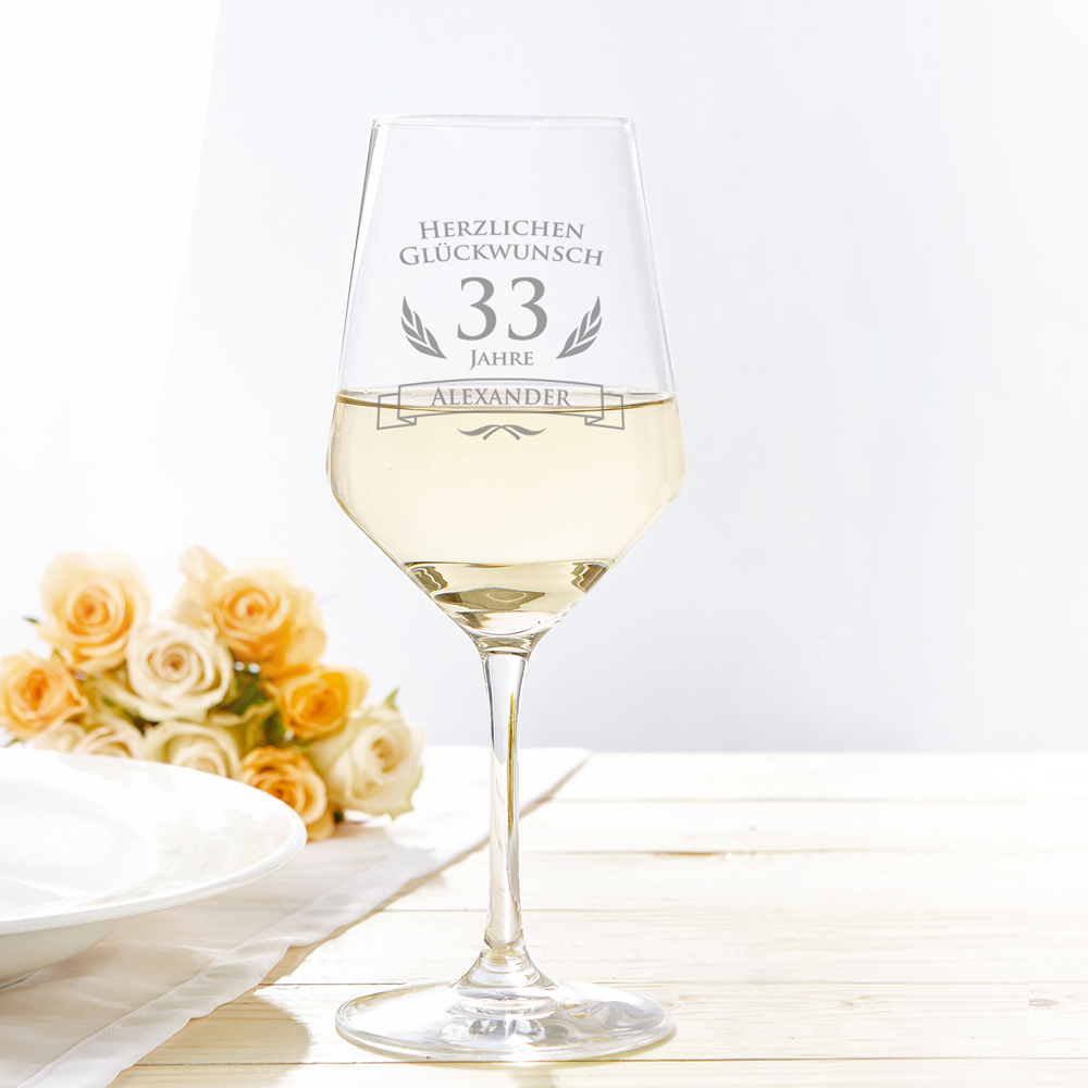 Weinglas - Geburtstag - Personalisiert
