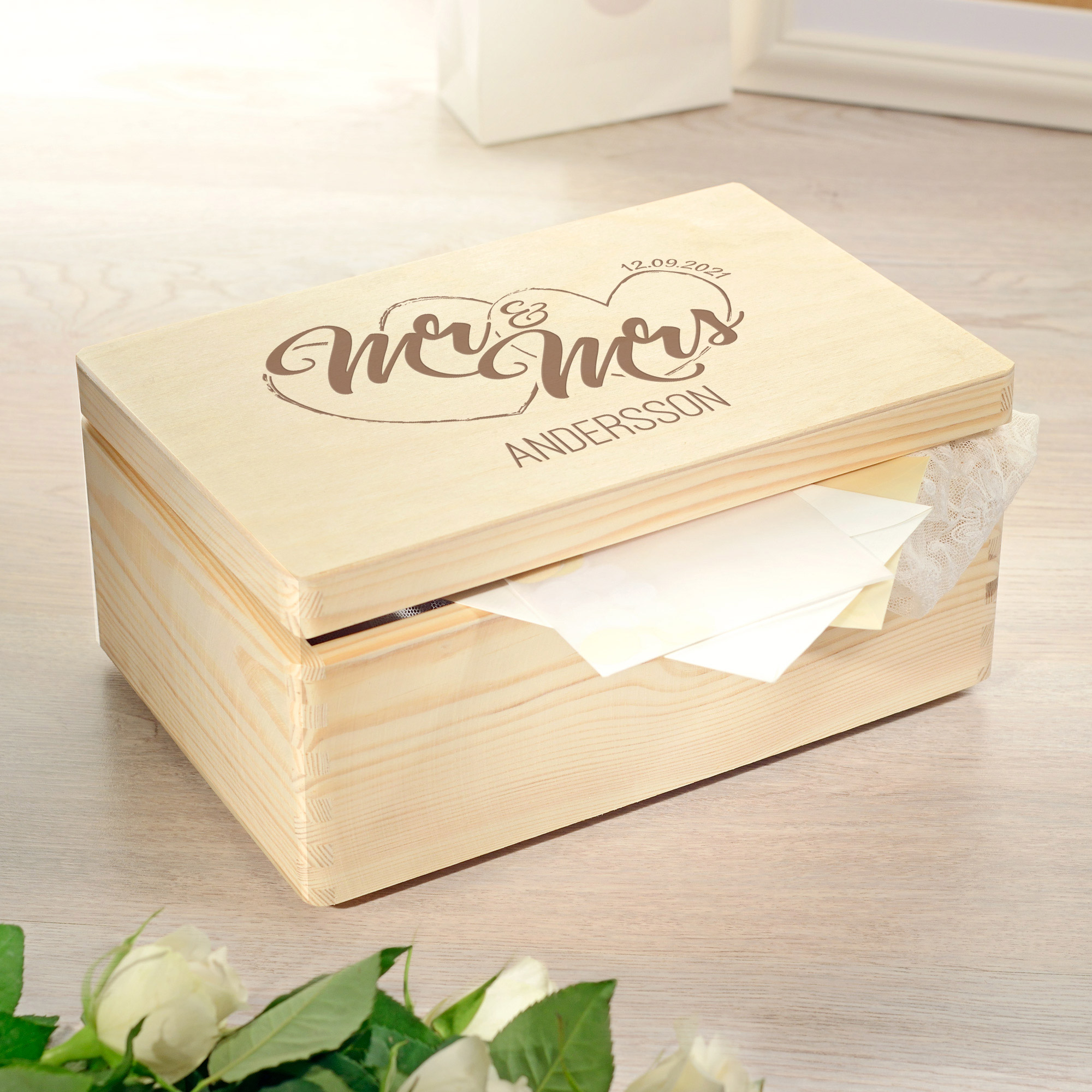 Keepsake Box - Mr und Mrs - Personalisiert