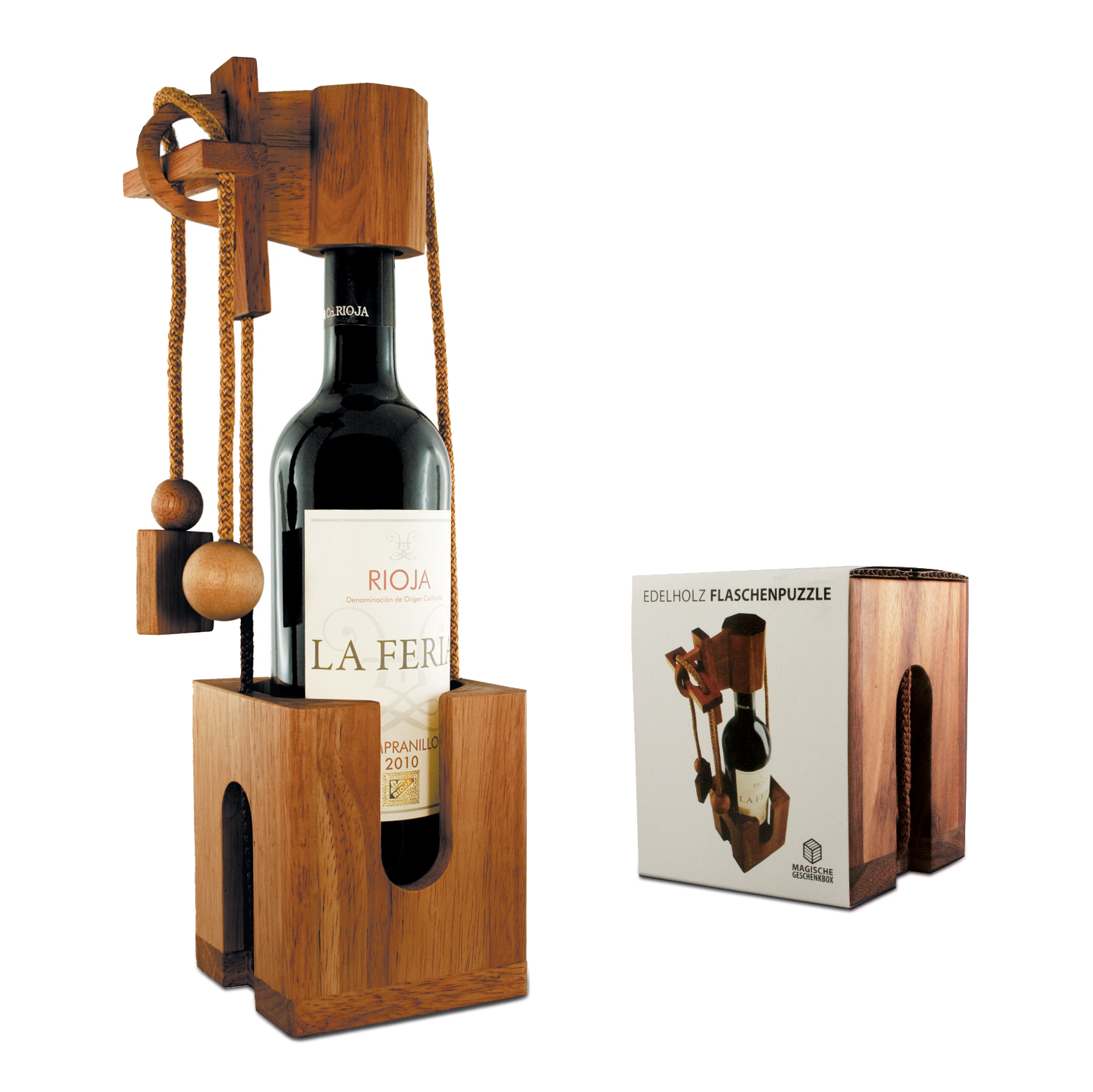 Flaschenpuzzle - Dunkel