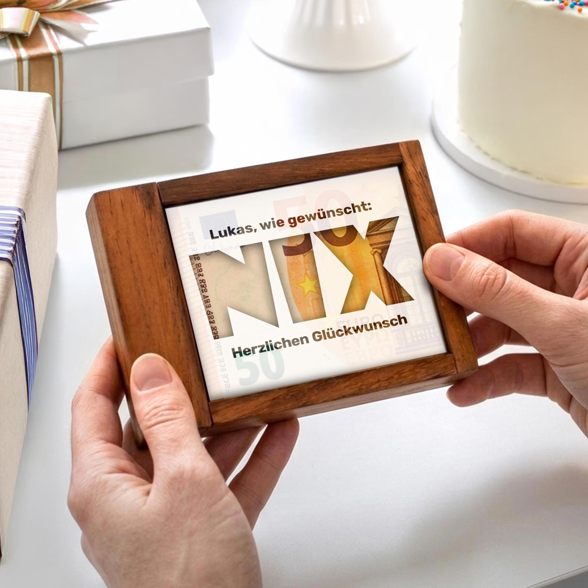 Magische Geldgeschenkbox Kompakt - Nix