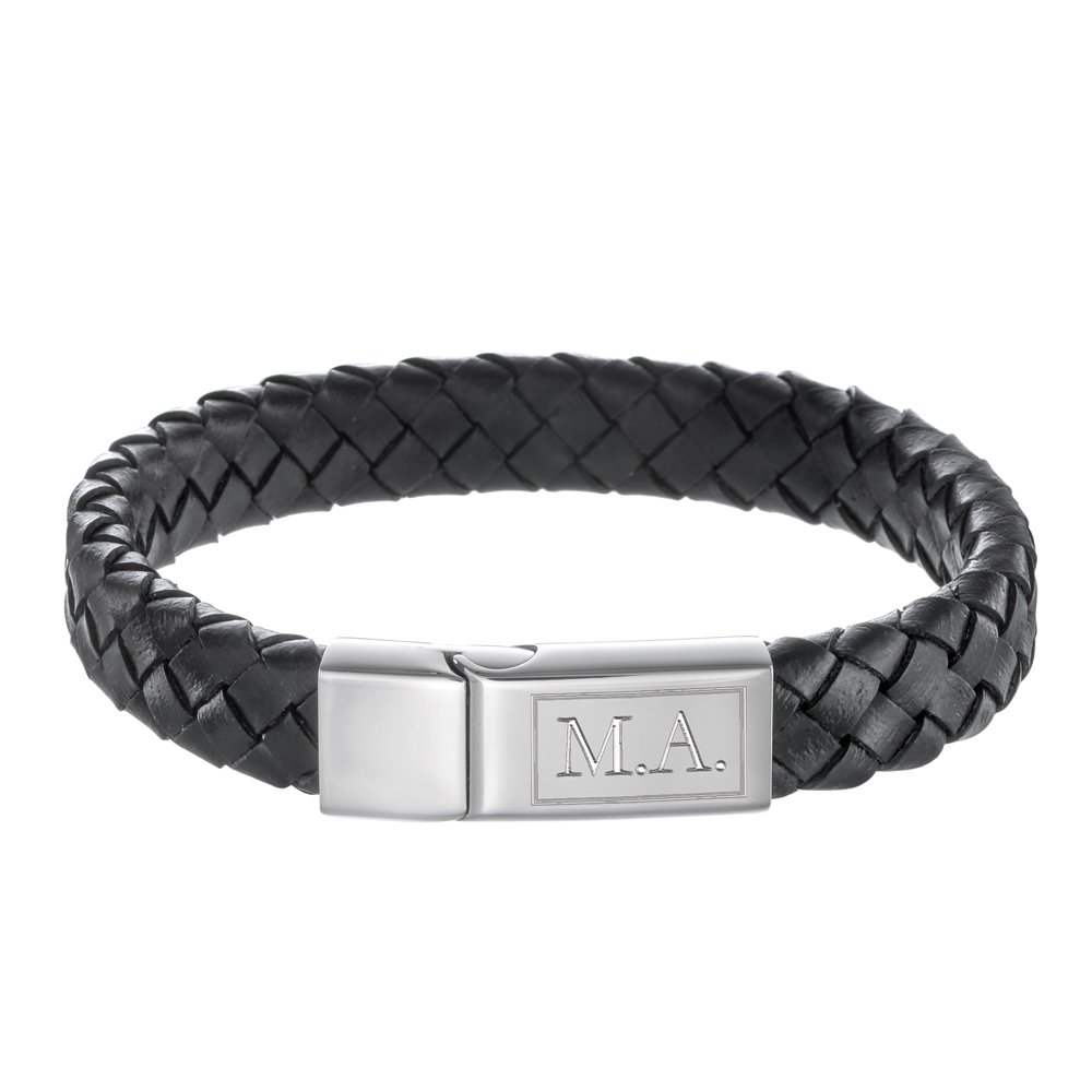 Lederarmband Mit Gravur Fur Herren