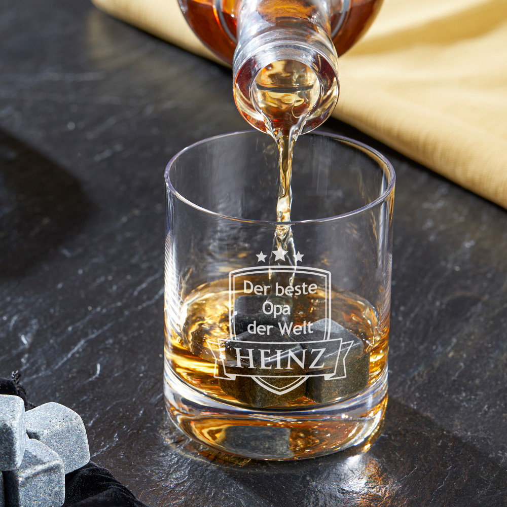 Whiskyglas mit Gravur - Bester Opa - Personalisiert